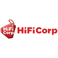 HiFi Corp logo – client of custom acrylic display stands Johannesburg