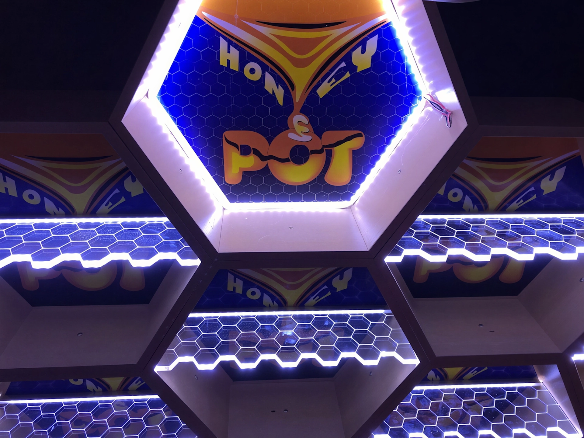 Custom Perspex wall shelves for retail display in Johannesburg